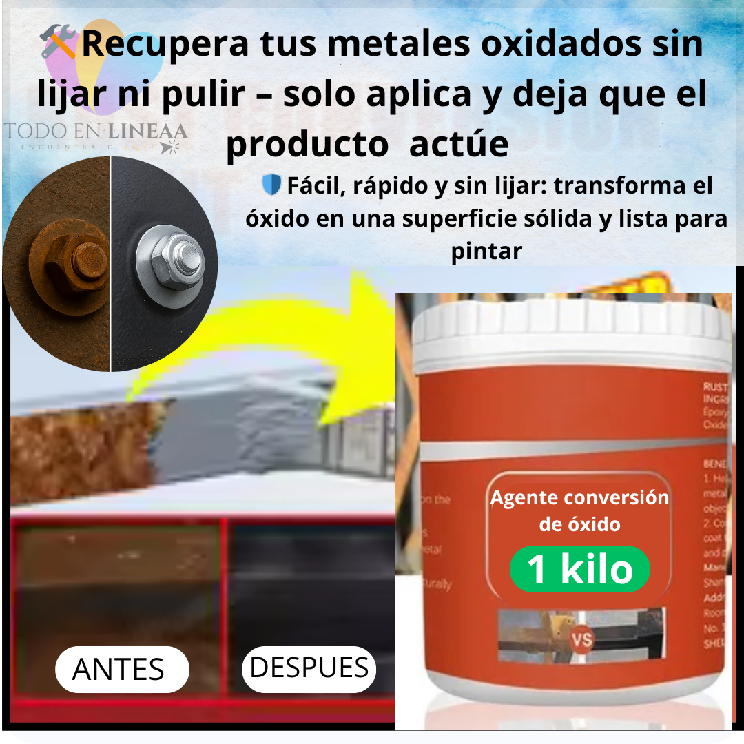 MetalFix™ 1 Kilo Removedor De Oxido Metal