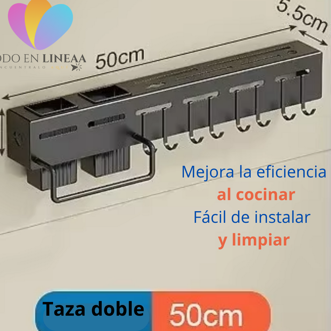 EasyChef™ Estante Organizador Porta Cuchillos Alum