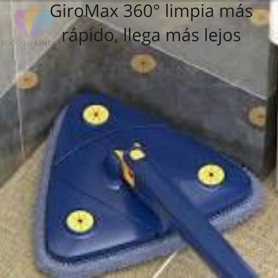 GiroMax 360°-Mopa de limpieza ajustable giratoria 360