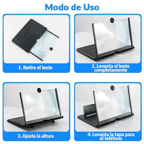ZoomPhone™ Amplificador Pantalla Celular