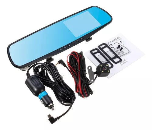 BackVision™- Espejo Retrovisor+Cámara Frontal y Retro