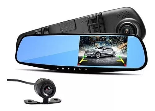 BackVision™- Espejo Retrovisor+Cámara Frontal y Retro