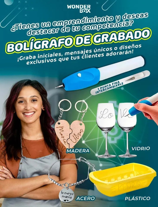 WONDERBOX™_BOLÍGRAFO DE GRABADO ELÉCTRICO PORTÁTIL