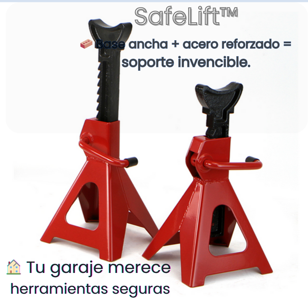 SafeLift™  Banquillo Mecánico Caballete 3 Toneladas