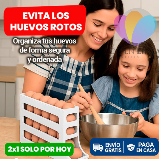 Huevolux™ Dispensador De Huevo 4 Niveles huevera