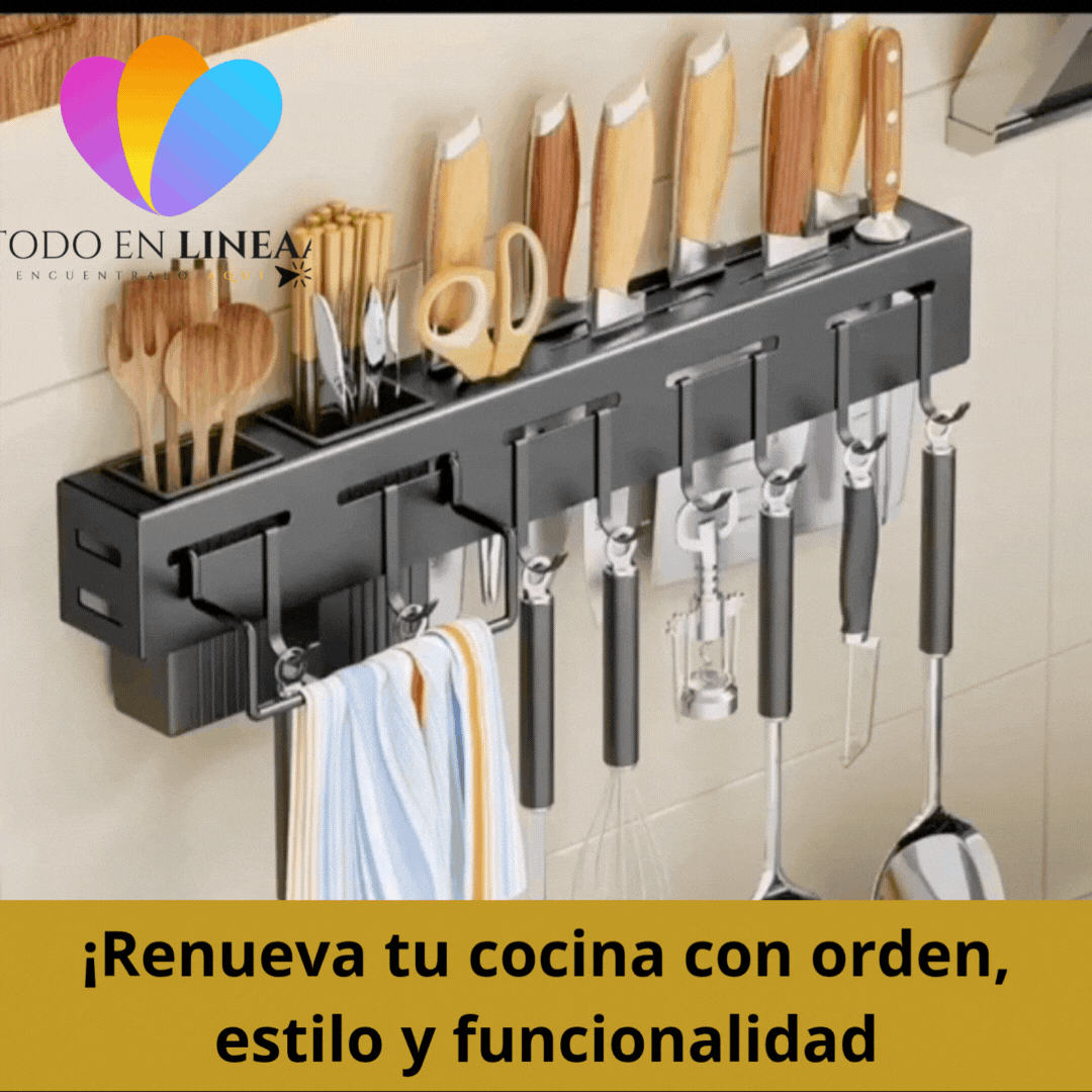 EasyChef™ Estante Organizador Porta Cuchillos Alum