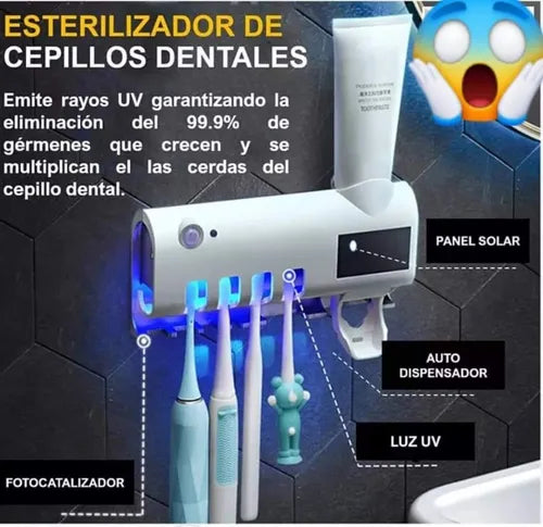 LuzDental Pro™_ Soporte esterilizador de cepillo diente