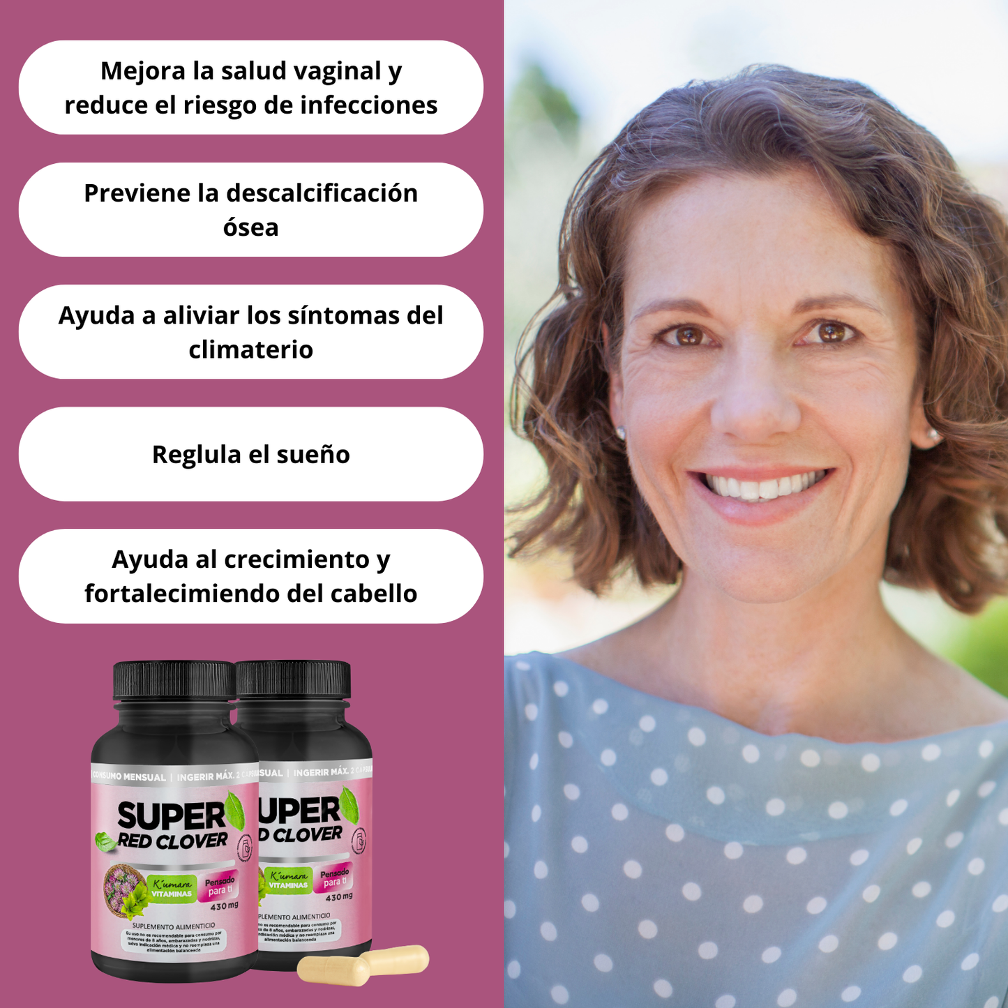 Super Red  Clover™_ Suplemento para la menopausia